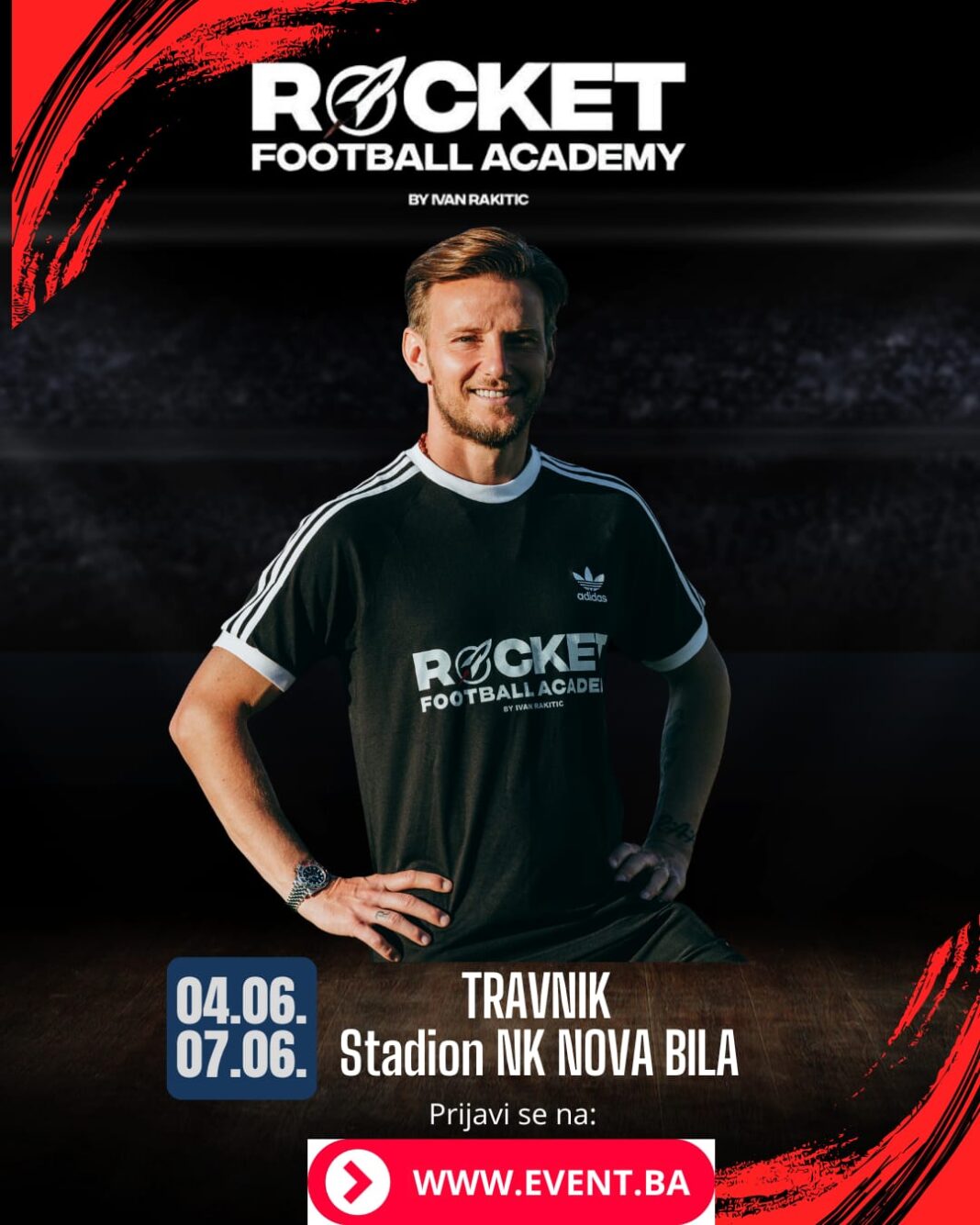 IVAN RAKITIĆ STIŽE U TRAVNIK – “Rocket Football Academy” dolazi među mlade - povezana fotografija